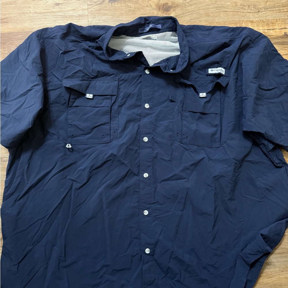 Columbia Dark Blue Outdoor Shirt